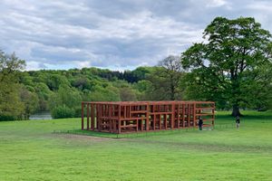 [Sean Scully][0], _Crate of Air_ (2018). Yorkshire Sculpture Park, United Kingdom. Photo: Georges Armaos.

[0]: https://ocula.com/artists/sean-scully/
